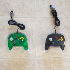 [2-Pack] Classic N64 Controller, for N64 Game, 2 units included